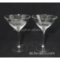 Custom Crystal Clear Stiel Cocktails Martini Glass